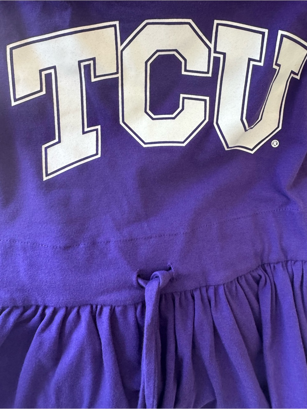 TCU Ruffle Strapeless Dress - Picture 4 of 5